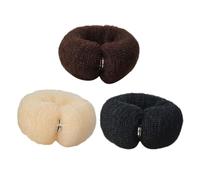 UKCOCO 3 Pezzi Strumento per Modellare i Chioma in Nylon, Ciambella per Chignon Morbido e Lavabile, Accessori per Parrucchiera per Barbershop e Hairstyling