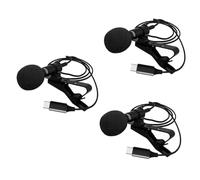 UKCOCO 3 Pz microfono dello smartphone microfono cablato microfono in streaming microfono a condensatore microfono con clip podcasting mini microfono cellulare piccolo microfono