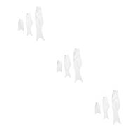 UKCOCO 3 Set Bandiere Koinobori Vuote Giapponesi per Te Decorazioni per attività Creative per Decorazioni Festive 3 Pezzi*3