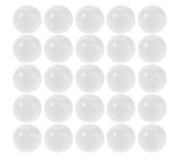 UKCOCO 30 Palline Sonagli Bianche per Inserto Sonoro Accessori per Giocattoli Fai da Te e Uncinetto Inserti Rumorosi Sicuri per Progetti di Riparazione e Giochi Sensoriali