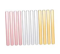 UKCOCO 30 Pezzi per Ghiaccioli Acrilico Specchio Colori Riutilizzabili per Diy Dessert Gelati e Cake Pop Materiale Sicuro e Pratico per Casa Feste e Negozi