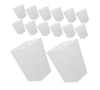 UKCOCO 36 pezzi Contenitori Popcorn Resistenti per Feste e Serate Cinema Scatole Popcorn Bianche Capacità per Snack Corn Party
