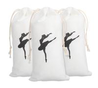 UKCOCO 3pezzi Borsa Per Scarpe Da Ballo Coulisse Organizer Per Scarpe Da Ballo Accessori Per Danza Classica