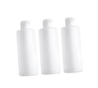 UKCOCO 3pezzi Bottiglie da Viaggio di Plastica con Tappi per Lozioni Cosmetiche Contenitori Riutilizzabili per Viaggi e Casa per Shampoo Struccanti e Altri Articoli