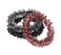 UKCOCO 3pezzi Cerchietto Elegante Strass Elastici Per Capelli Morbidi e Confortevoli Per Donne e Ragazze Per Usi Quotidiani Feste Balli e Cerimonie Nuziali