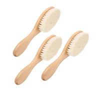 UKCOCO 3pezzi Per in Legno Per Ragazzo Ragazza Ragazza Setole Morbide Per Bagnetto Del Ragazzo Strumento Per Del Capelluto e