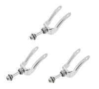 UKCOCO 3pezzi Supporto Ruota Anteriore Per Carrozzina Bracket Acciaio Sostenibile Facile Installazione Compatibile Con La Maggior Parte Delle Carrozzine Soluzione Pratica Per Parti Di