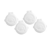 UKCOCO 4 Copertura Sicurezza per Pulsanti Set per Protezione Adesivo Resistente Materiale e Smussati per Maggiore Sicurezza Facile Installazione e Organizzazione