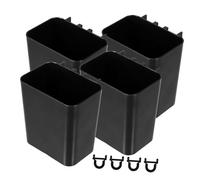 UKCOCO 4 Pezzi Contenitori per Pegboard Stoccaggio per Pegboard con Ganci Organizer Facile da Installare e Resistente per Utensili e Accessori Domestici