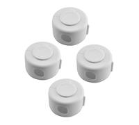 UKCOCO 4 pezzi Copertura per Maniglie Porte per Protettore per Manopole Facile Installare Design Unico e Compatibile con Maniglie Sferiche per La Domestica