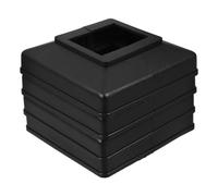 UKCOCO 4 pezzi Copri Base per Colonne da Esterno Copri Piede per Ringhiera in Plastica Decorativa Protezione e Rifinitura per Supporti Recinzioni Adatti per Balconi Scale e Verande