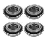 UKCOCO 4 pezzi Cuscinetti per Mozzo Ruota Anteriore Carrozzina Ricambi Supporto Stelo Frontale Materiali Resistenti per Sedie Rotelle Disabili Controllo Fluido e Durata Prolungata