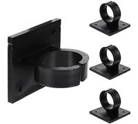 UKCOCO 4 Pezzi Gancio Per Microfono Custodia Per Auricolari Piccolo Supporto Universale Per Montaggio A Parete Nero Appendiabiti Gancio Da Scrivania Supporto Per Altoparlante Supporto