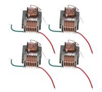 UKCOCO 4 Pezzi Modulo di Potenza ad Alta Tensione 15kv in Metallo, Trasformatore Elevatore, Generatore di Impulsi per Esperimenti Scientifici e Strumenti di Laboratorio, Portatile