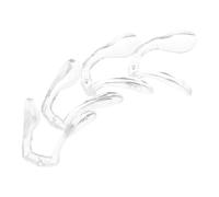 UKCOCO 4 pezzi Naselli Occhiali Silicone Trasparente Antiscivolo Nasali Morbidi e Resistenti per Montature Confortevoli Uso Adulto