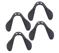 UKCOCO 4 pezzi Naselli Regolabili in e Gomma Supporti Naso per da Sole e Naselli Antiscivolo per Montature Plastiche Comfort e Protezione per Attività Sportive