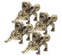 UKCOCO 4 pezzi Portachiavi Ciondoli Animali Vintage in Piccoli Pendenti Leggeri per Gioielli Da Te Decorazioni Portachiavi e per Amici e Famiglia