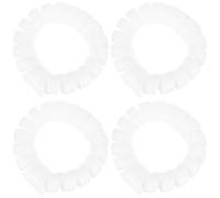 UKCOCO 4 Pezzi Protezione per Tronco in Plastica Bianca Collegabile | Corteccia e Tronco di Piante da Frutto, Uso Interno ed Esterno, Leggero, Massima Difesa Contro Animali