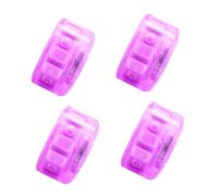 UKCOCO 4 Pezzi Ruote per Pattini a Rotelle PU Luminescenti Multicolori per Pattinaggio Outdoor Set di Ruote Resistenti e Stabili per Roller Skates con Effetto Luminoso Notturno