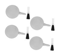 UKCOCO 4 Pezzi Soffiatore Aria Manuale Pennello Per Lenti Fotocamera, Pulitore Portatile Per Tastiera e Obiettivi, Rimozione Polvere Delicata Per Uso Fotografico e Dispositivi Elettronici