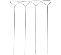 UKCOCO 4 pezzi Spatole in Acciaio Inox per Distribuzione Cellule Strumento di Diffusione Triangolare Resistente e Riutilizzabile Utensile da Laboratorio Didattico per Biologia Cellulare