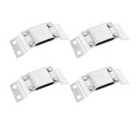 UKCOCO 4 Pezzi Supporto per Clip Luce Casco in Lega di Alluminio, Base Luminosa Versatile per Casco, Fissaggio per Torcia Led, Adatto per Cantieri e Ambienti Industriali