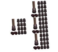 UKCOCO 4 Set Copertura Del Piede Della Sedia Pastiglie Per Pavimenti in Legno Protettore Tampone Caps Gamba Tappeto Coprigambe Per Mobili Coperture Moquette Gomma Da Cancellare 16 Pezzi*4
