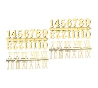UKCOCO 4 Set Di Numeri Per Orologio Da Parete Kit Di Numeri Romani Accessori Per Orologi Per La Riparazione Di Decorazioni Con Numeri Di Orologio in Plastica.