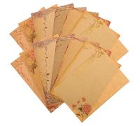 UKCOCO 40 fogli Carta Vintage con Design Retrò Misto Stili per Ringraziamento Poesie e Note Carta Scrittura Pratica Ed Elegante per Speciali