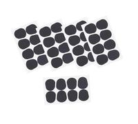 UKCOCO 40 Pezzi Cuscinetti Bocchino in Silicone Nero per Sassofono e Clarinetto Patch Antiscivolo Sottili Rotondi per Protezione e Precisione di Gioco