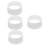UKCOCO 4pezzi Adattatore Per Tubo Di Ventilazione Cucina Anello Riduttore Design e Resistente Alla Compatibile Con Aspirapolvere e Asciugatrici Collettore Fumi Senza Perdite
