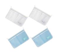 UKCOCO 4pezzi Borse Organizer Da Appenderper Frigorifero Sacchetti Retper Conservazione Alimentare Struttura Doppia Comparto Colori Per Ottimizzare Spazio Cucina