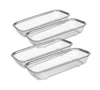 UKCOCO 4pezzi Cestello per Lavastoviglie in Acciaio Inox Cesto per Posate Cesto di Scarico per Stoviglie Piccolo per Utensili Portaposate per Lavastoviglie