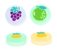 UKCOCO 4pezzi Joystick Caps Luminosi Design Fruttato in Silicone Per Controller Switch Coperture Antiscivolo Per Pulsanti Da Gioco Per Giocatori Notturni