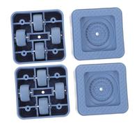 UKCOCO 4pezzi Pz Cuscinetti Antivibranti Per Gamba Lavatrice Stabilizzatore Base Piedino Antivibrante Protezione Acqua Facile Installazione Duraturo Affidabile
