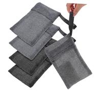 UKCOCO 4pezzi Sacchetto Per Sapone in Nylon Salvasapone Scrub Esfoliante Per Sapone in Barra Facile Usare e Cordino Per Appendere