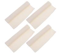 UKCOCO 4pezzi Tessuto di Lino Beige per Punch Needle Tessuto da Ricamo Pratico per libertà Creativa e Progetti Fai da Te di Cucito Manuale