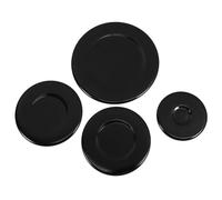 UKCOCO 4pezzi Testa Bruciatore Gas Per Cucina Compatibile Con Vari Piani Cottura Design Elegante e Struttura Resistente Per Sostituzione Facile e Duratura