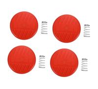 UKCOCO 4sets della Bobina del Decespugliatore in Copertura Ricambio per Molla del Tagliaerba Confezione da Coperchi e Parti Ricambio per Decespugliatore Compatibili Tagliaerba Filo