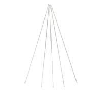 UKCOCO 5 Pezzi Ago per Esche da Vermi 20cm Corpo Cavo | Design Cavo e Affusolato, Punta Arrotondata, Minimizza Trauma Esca, per Pesca a Mosca