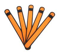UKCOCO 5 Pezzi Bracciale Luminoso LED Arancia in Ferro e Stoffa per Sport