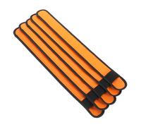 UKCOCO 5 Pezzi Bracciale Luminoso Leggero Attrezzatura Da Corsa Riflettente Riflessivo Bracciali Bande Attrezzatura Riflettente Da Corsa Braccialetti Schiaffeggiati Guidato Stoffa Arancia