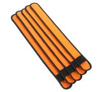 UKCOCO 5 Pezzi Bracciali Slap LED per Corsa Notturna Braccialetti Riflettenti Regolabili per Fitness Accessori Sicurezza per Corsa Armbands Motivazionali per Jogging