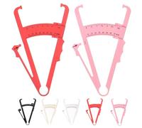 UKCOCO 5 Pezzi Calibro per Misurare Grasso Corporeo in Plastico, Kit Pratico per Misurazione Piega Cutanea, per Braccia e Gambe, Tester Portatile per Percentuale Grasso