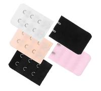UKCOCO 5 pezzi Estensori Reggiseno Ganci Prolunghe con File Ganci Regolabili per Aumentare Comfort e Taglia Adatti Reggiseni Standard Colori Casuali Colore Colore Casuale
