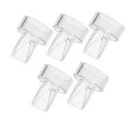 UKCOCO 5 pezzi Kit Valvole Becco a Sgocciolamento in Silicone Alimentare per Tiralatte Elettrico Accessori Ricambio Donna con Design Ritorno Compatibile con Nuvita Durevoli e Sicuri per
