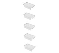 UKCOCO 5 Pezzi Mensola Da Bagno Supporto Per Articoli Da Toeletta Supporto Da Parete Per Bagno Decorazione Da Scaffale Da Parete Porta Telefono Da Porta Telefono Da