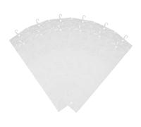 UKCOCO 5 pezzi Sacchetti Trasparenti in PVC per Conservazione Parrucche ed Extension Borsa Appendibile con Gancio e Portatile per Protezione e Esposizione Dimensioni