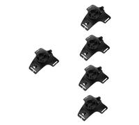 UKCOCO 5 Pezzi Staffa Del Faro Montare Supporto Per Faro Per Fascia Da Pesca Supporto Per Lampada Da Testa Da Pesca Guidato Titolari Portafari Da Pesca Con Chiave Plastica Black