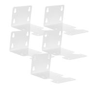 UKCOCO 5 Pezzi Supporto per Filtro Staffa Montaggio Resistente per Alloggiamento Filtro Rack Compatto per Filtrazione Fissaggio Muro per Cucina e Armadi